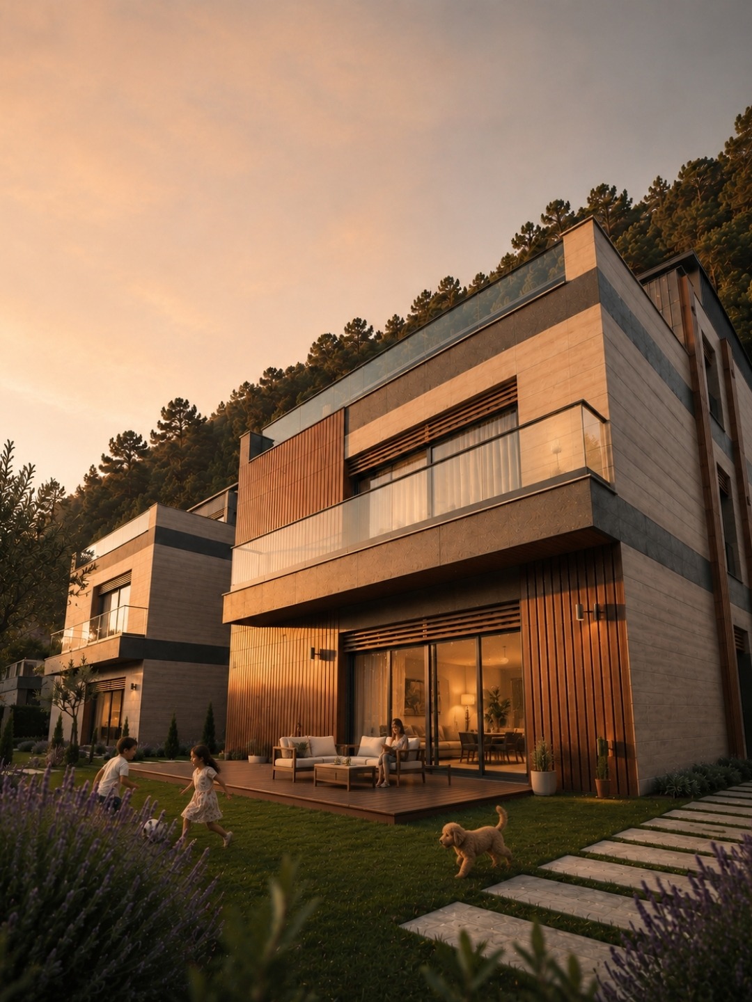 Pavilion Çayyolu Akşam Bahçe Yaşamı