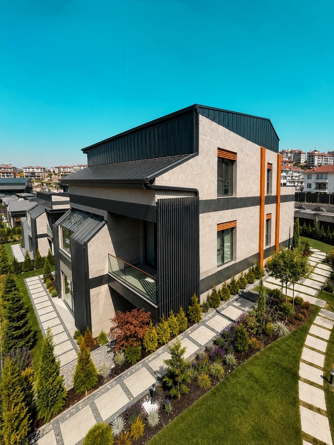 Pavilion Çayyolu Yan Cephe Peyzaj